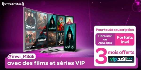 inwi m3ak - Productions télévisuelles pendant Ramadan : Carton plein pour l’opérateur inwi !