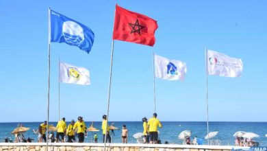 Pavillon bleu 390x220 - Campagne « Plages Propres 2024 » La plage de Bouznika hisse le Pavillon Bleu  pour la 18ème année consécutive