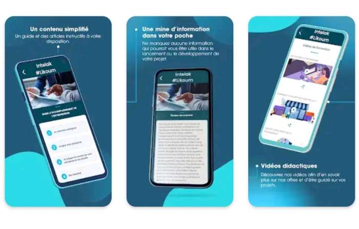 Ecrans appli - BANK OF AFRICA se dote d’un parcours digital dédié au programme INTELAKA