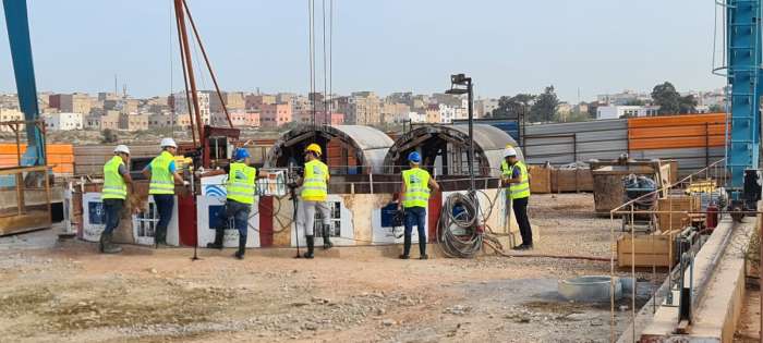 Lydec Puits de chute1 - Hay Al Hassani: Renforcement du réseau d’assainissement liquide au niveau du quartier Ferrara