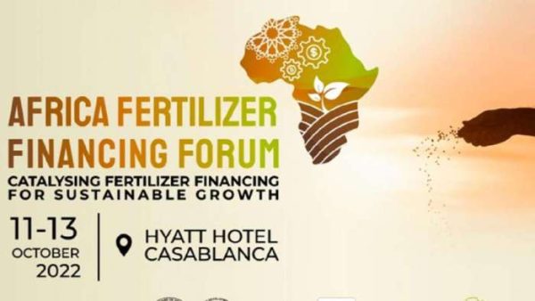 Forum africain de financement des engrais, les 12 et 13 octobre à Casablanca slider 1665222195ENGRAI46 600x338 - Forum africain de financement des engrais, les 12 et 13 octobre à Casablanca