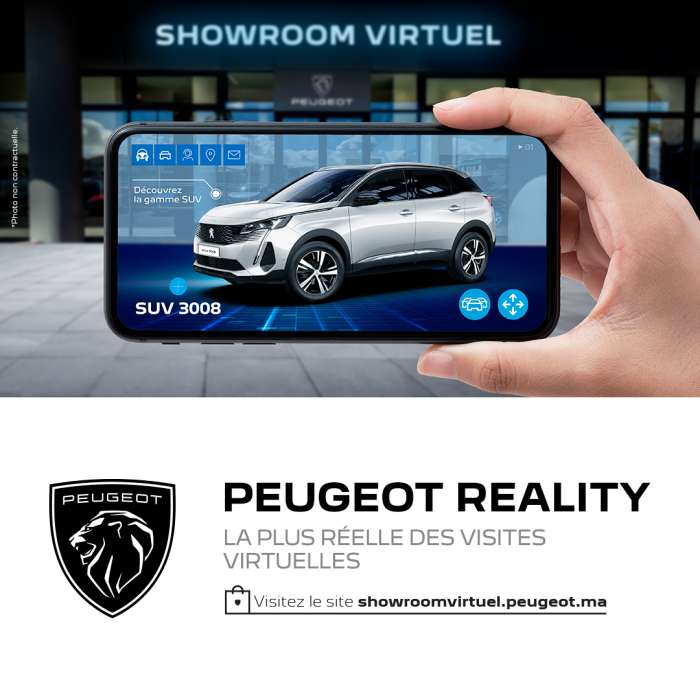 BANNIERE SHOWROOM VIRTUEL PGT 1080X1080 2 - Peugeot lance son showroom virtuel, innovant et pratique