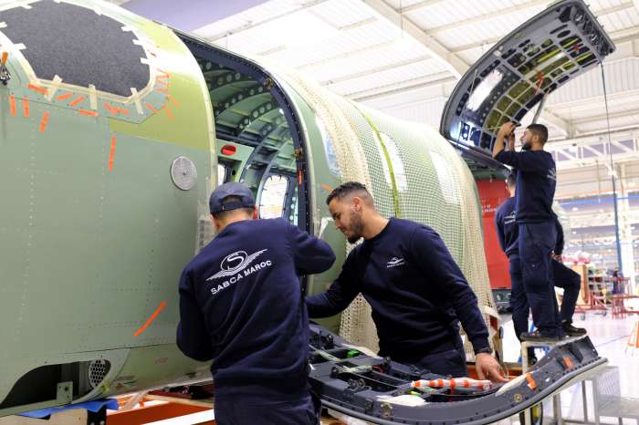 HZF9145 - SABCA inaugure sa toute nouvelle usine en périphérie de l’aéroport de Casablanca