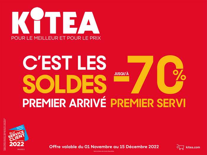 KV - Kitéa a lancé ses soldes depuis le 1er novembre 2022 !