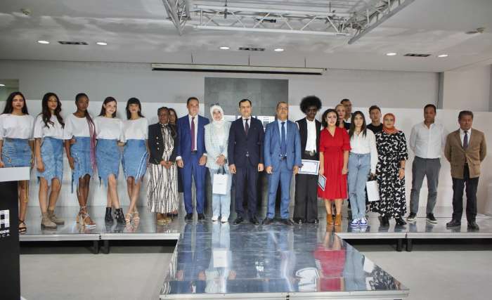 PHOTO GROUPE 2 - Balmain prime des réalisations marocaines dans le cadre de projets pédagogiques de l'Academy de Mode Casablanca