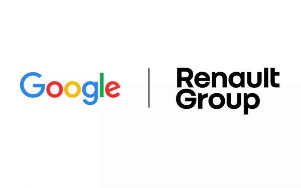 renault google alliance logos 600x375 - Renault Group et Google accélèrent pour développer le véhicule de demain et la transformation digitale du groupe