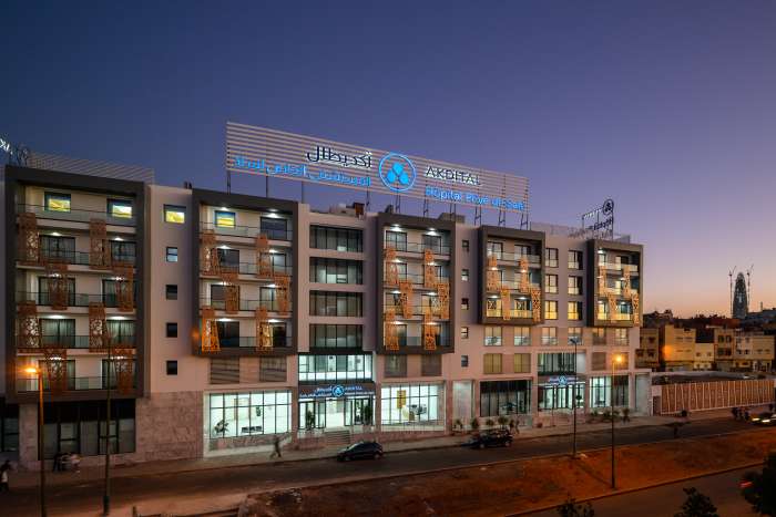 Hopital Prive de Sale Centre dOncologie Prive de Sale AKDITAL SALE  - Le Groupe AKDITAL finalise son programme d’investissement de l’année 2022 avec deux nouveaux établissements à Salé : L’Hôpital Privé de Salé & Le Centre d’Oncologie Privé de Salé