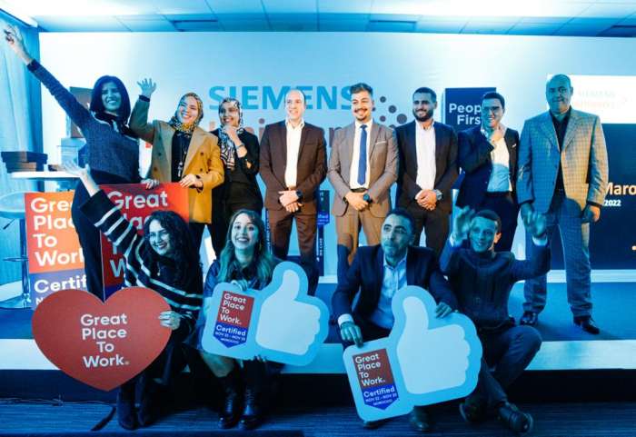 PIC SIEMENS 1 - Siemens Healthineers certifiée Great Place To Work au Maroc 2022 - 2023