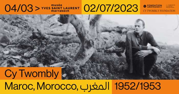 Cy Twombly visual - Marrakech : La Fondation Jardin Majorelle dédie sa prochaine exposition temporaire au célèbre artiste américain Cy Twombly