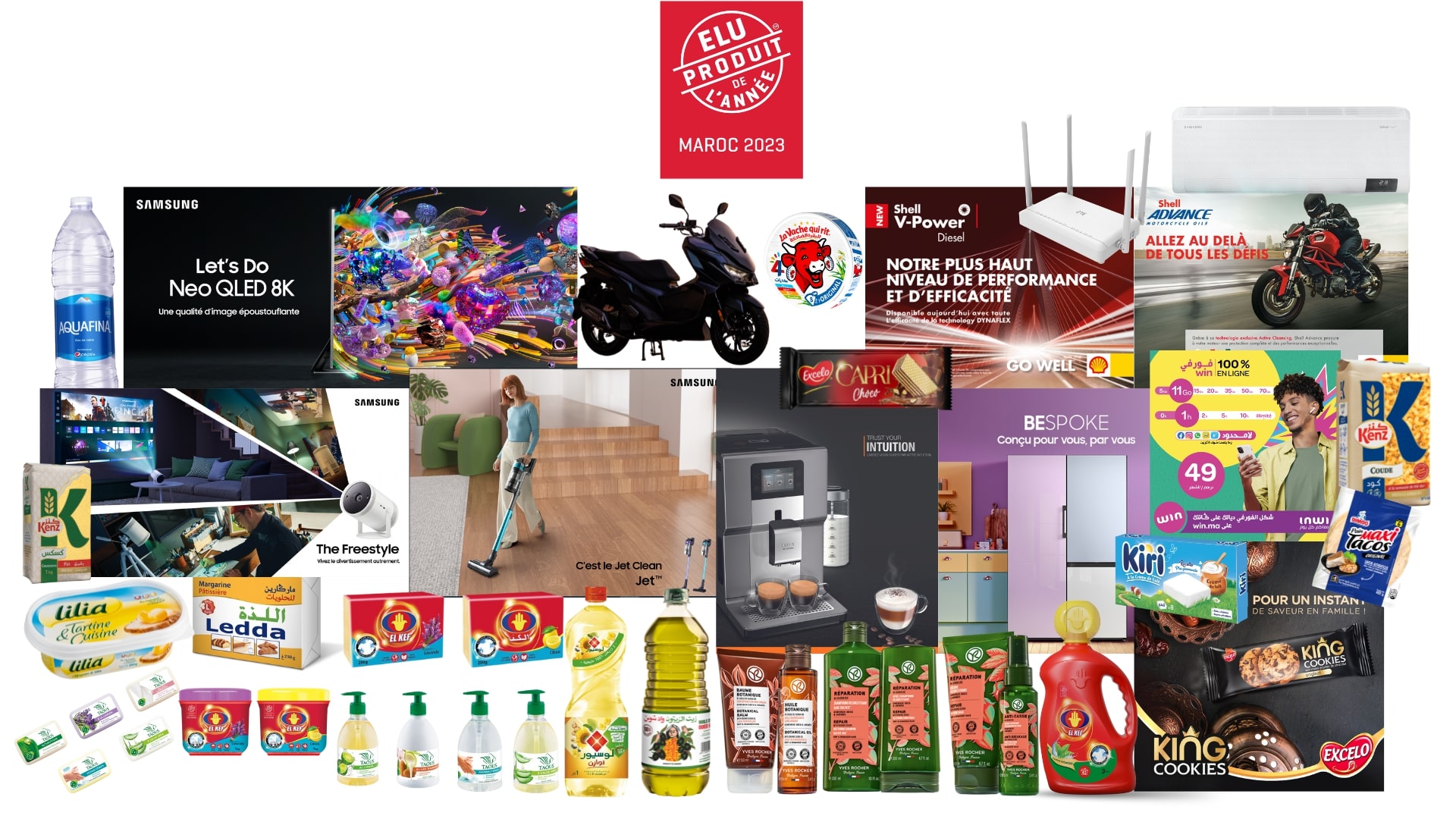 ELU PRODUIT DE LANNEE MAROC 2023 - Elu produit de l’année Maroc : 29 produits labellisés pour 2023