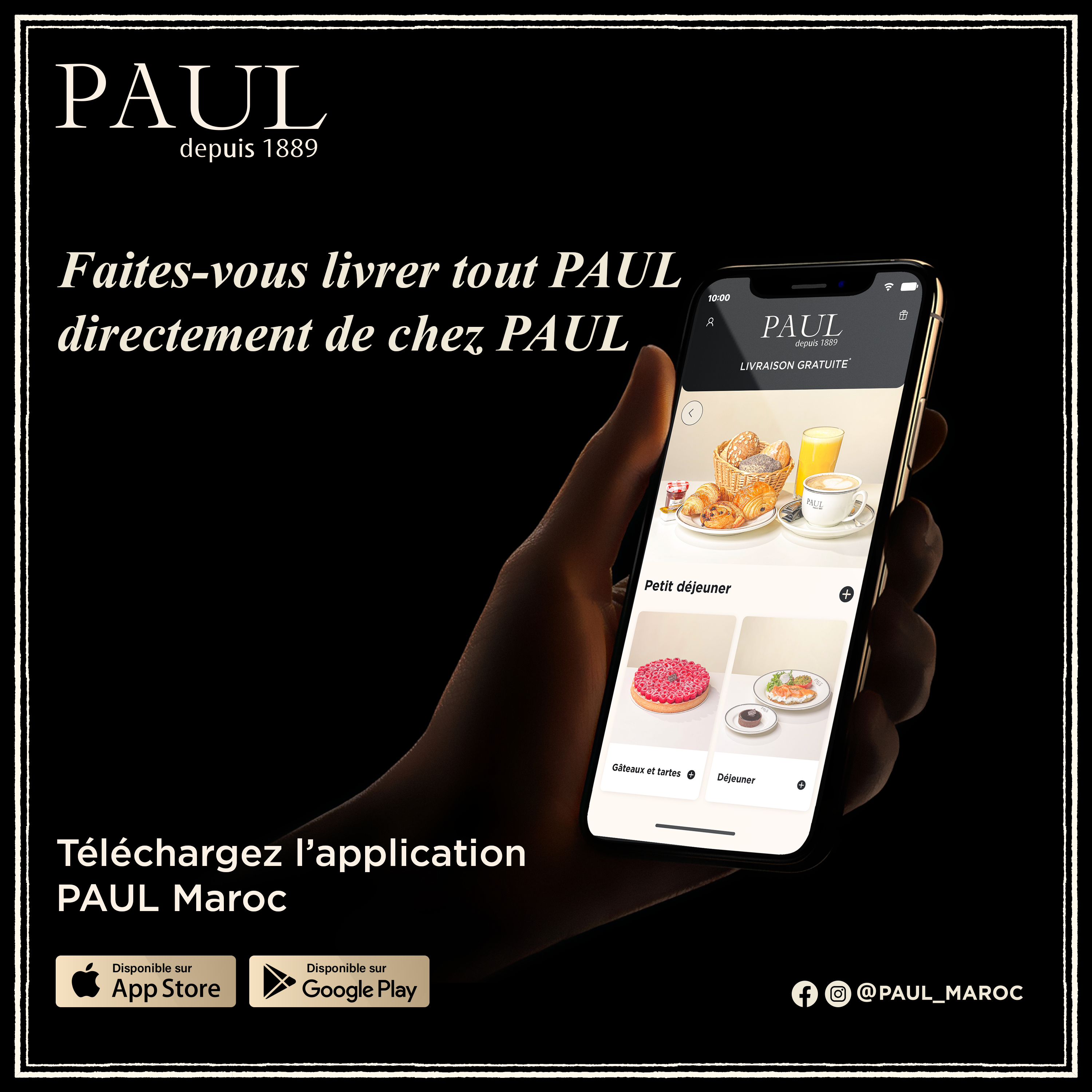KV Paul 1x1 1 1 - PAUL Maroc digitalise l’expérience client avec son application mobile !