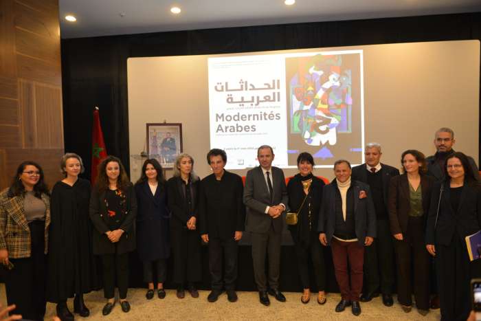 Rabat Vernissage de lexposition evenement Modernites Arabes Collection du musee de lIMA 1 - Rabat: Vernissage de l’exposition-événement “Modernités Arabes-Collection du musée de l’IMA”