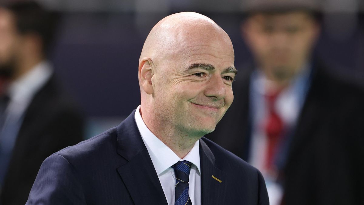 Sans concurrent Gianni Infantino est reelu president de la Fifa jusquen 2027 - Mondial 2030: Infantino considère la candidature Maroc-Espagne-Portugal "favorite"