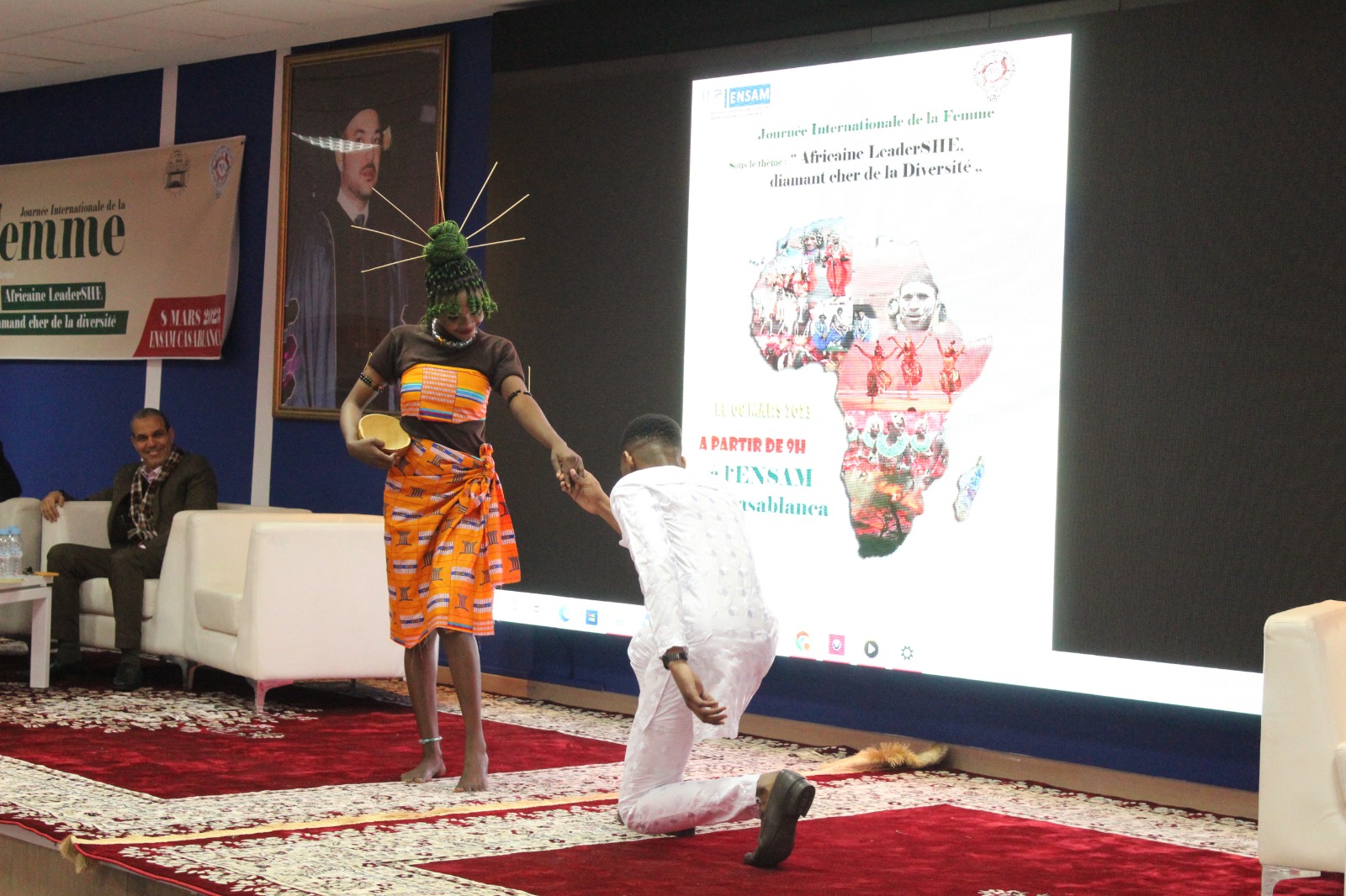 WhatsApp Image 2023 03 11 at 154423 - L'ENSAM de Casablanca célèbre la journée internationale de la Femme sous le thème «Africaine LeaderSHE, diamant cher de la Diversité»