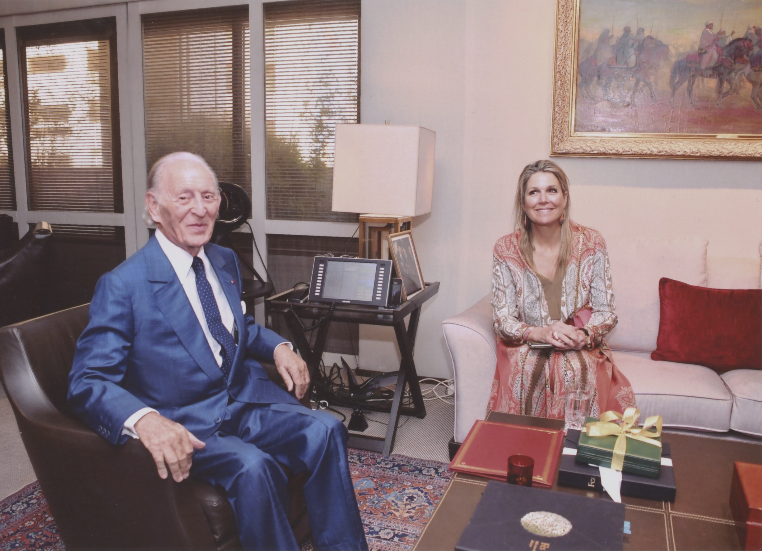photo president - La visite de SM La Reine Maxima des Pays-Bas au siège de Bank of Africa