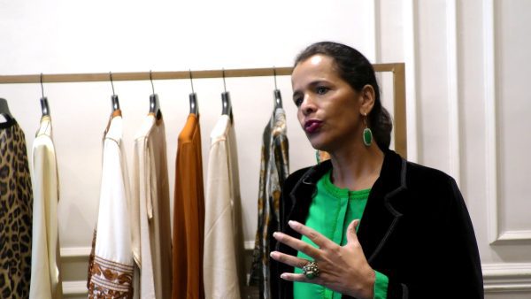 Fadila el gadi 600x338 - La broderie marocaine de Fadila El Gadi rapproche l'Occident et l'Orient