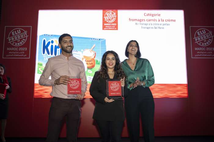 ELU PRODUIT DE L ANNEE MAROC 2023 151 - Fromageries Bel remporte à nouveau le Prix « Élu Produit de l'Année 2023 »