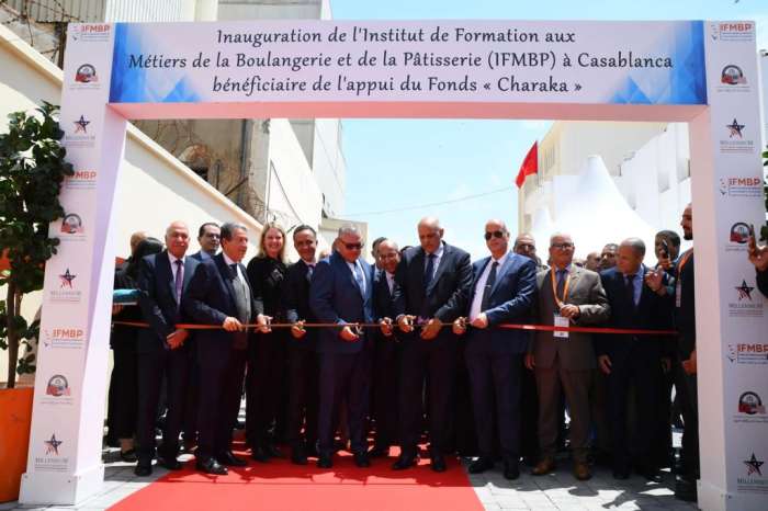 INAUGURATION IFMBP 1 - Inauguration officielle de l’Institut de Formation aux Métiers de la Boulangerie et de la Pâtisserie,  fruit d’une solide coopération maroco-américaine