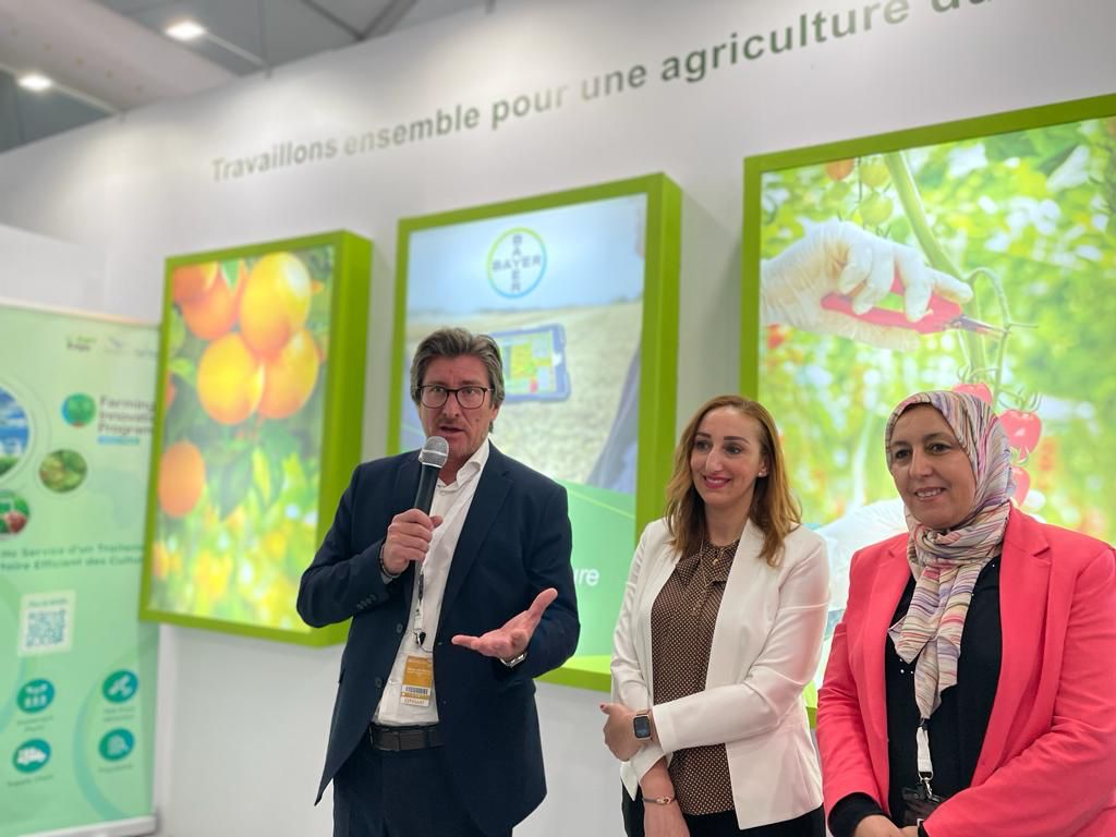 Photo 3 Jean Baptiste Boulay Directeur General Bayer North Africa - Bayer Crop Science participe au SIAM 2023 pour promouvoir l'innovation agricole au Maroc