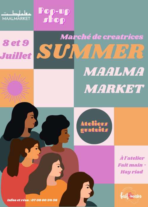 IMG 20230626 WA0005 - Premier pop-up entièrement organisé par et pour les créatrices - les « maalmates » à Rabat le 8 et 9 juillet
