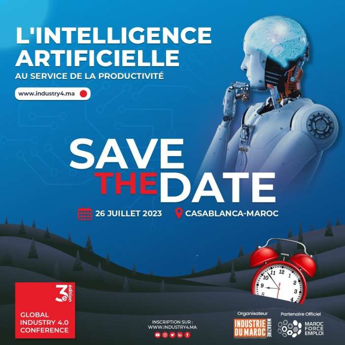 SAVE THE DATE 1 - Tenue de la 3ème édition de « Global Industry 4.0 Conference »