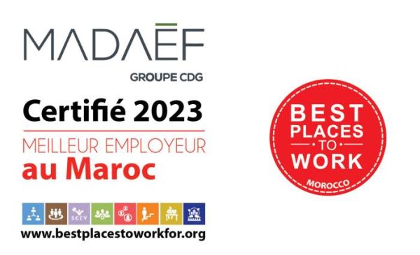 madaef 600x365 - Madaëf certifié parmi les “Best Places to Work” au Maroc pour 2023