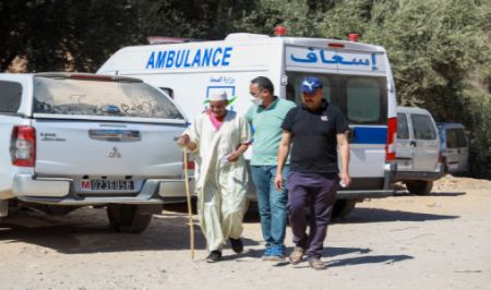 unite mobile - Séisme: déploiement d'unités médicales mobiles à Taroudant et région