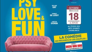 Théâtre: « Psy, Love & Fun » au Studio des Arts le 18 octobre Affiche PsyLove Fun 390x220 - Théâtre: « Psy, Love & Fun » au Studio des Arts le 18 octobre