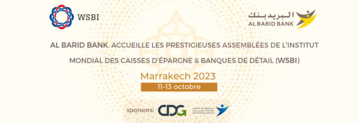 INSERTION CP SLIDER - Al Barid Bank accueille les prestigieuses assemblées de l’institut mondial des caisses d’épargne & bank de détail (WSBI)