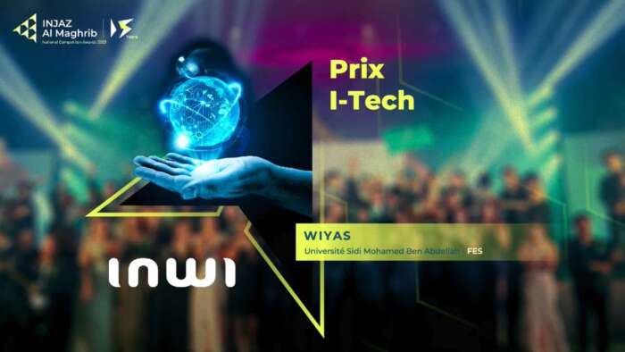 Injaz Prix I TECH Photo - inwi décerne le prix i-TECH à la Junior entreprise WIYAS lors de la promotion 2023 de «Company Program»
