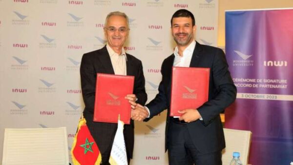 inrtyy 600x338 - Inwi et l'Université Mohammed VI Polytechnique signent une convention de partenariat pour soutenir l’Open innovation, la recherche et développement et le recrutement
