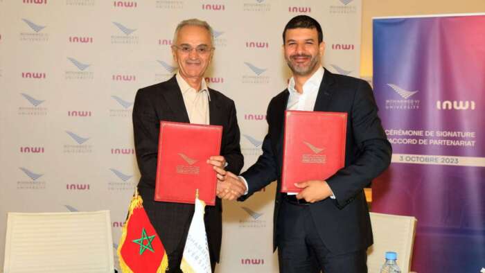 inrtyy - Inwi et l'Université Mohammed VI Polytechnique signent une convention de partenariat pour soutenir l’Open innovation, la recherche et développement et le recrutement