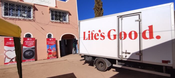 Image 1 LG scaled - LG electronics Maroc et la Banque Alimentaire lancent l'initiative humanitaire les machines du cœur pour soutenir les régions  en difficulté 