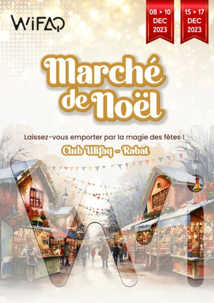 WhatsApp Image 2023 11 17 at 134827 424x600 - Le premier marché de noël au club Wifaq à Rabat :  une célébration féérique pour toute la famille