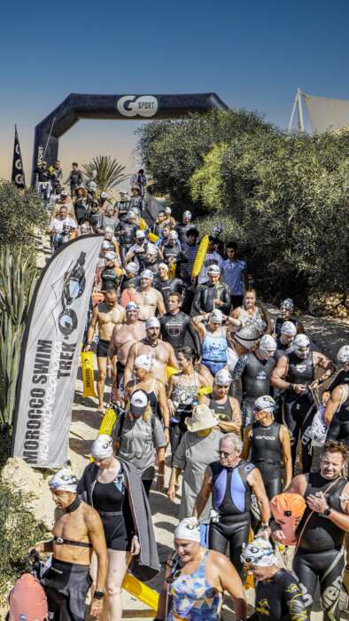 Photo Morocco Wmin Trek 2 - Et de 8 pour le Morocco Swim Trek, 150 nageurs représentants 25 nationalités ont fait des vagues à Dakhla !