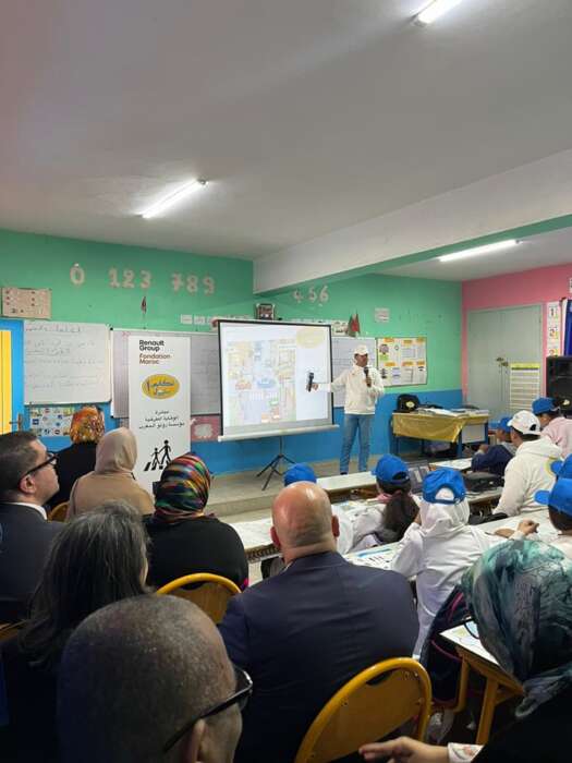 TS Visite 2023 2 - La Fondation Renault Maroc célèbre la fin de sa 10ème campagne de prévention routière en milieu scolaire  « TKAYES SCHOOL »