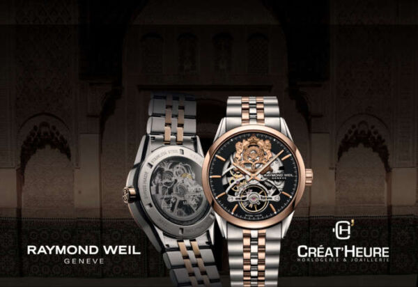 CreatHeure et Raymond Weil devoilent une montre dexception 600x412 - Créat'Heure et Raymond Weil dévoilent une montre d’exception dans son édition spéciale "Maroc"