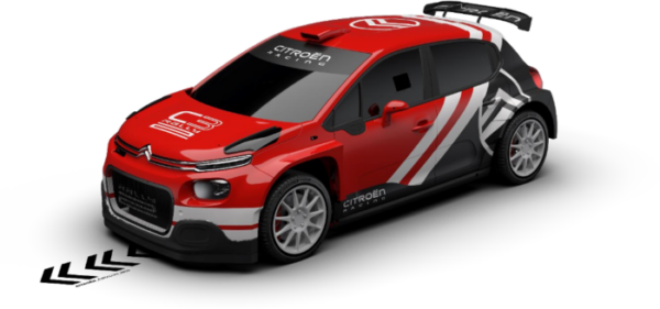 image1 600x281 - Citroën Racing dévoile une nouvelle livrée C3 Rally2 audacieuse pour la saison 2024