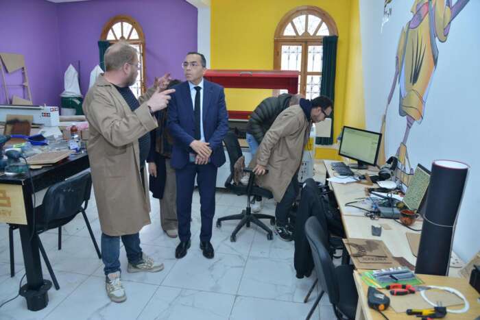 PHOTO 2024 04 03 19 49 17 - Quand Patrimoine et Technologie se croisent Disty Technologies soutient l'innovation en mettant à disposition des stations de travail dédiées à la conception graphique et numérique à l’Association Maroc Impact