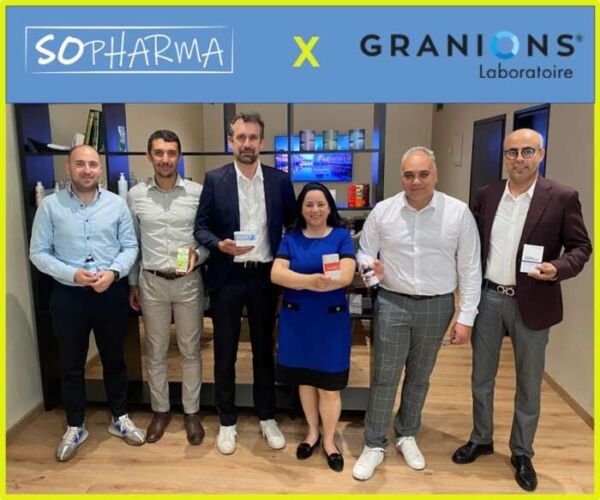 Sopharma convention 600x500 - SoPharma et EA Pharma/Olyos Group annoncent un partenariat stratégique pour la distribution exclusive de la gamme Granions au Maroc