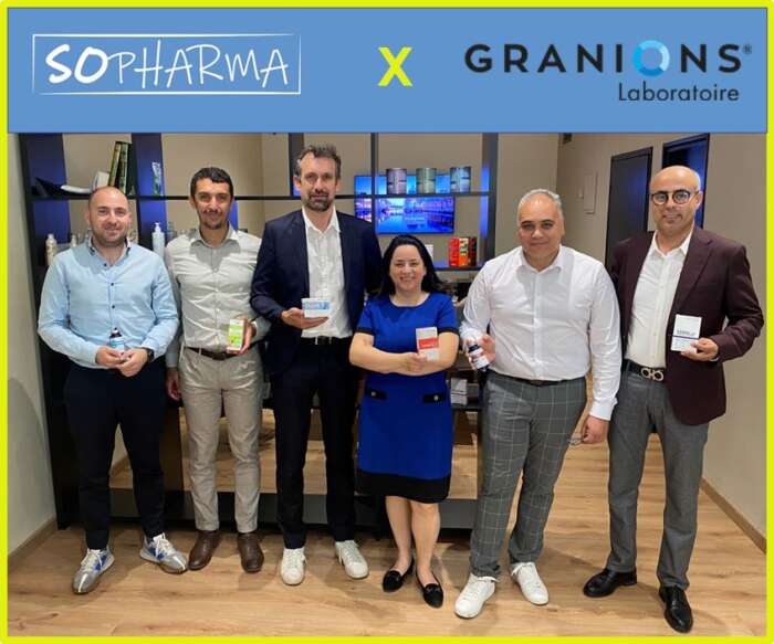 Sopharma convention - SoPharma et EA Pharma/Olyos Group annoncent un partenariat stratégique pour la distribution exclusive de la gamme Granions au Maroc