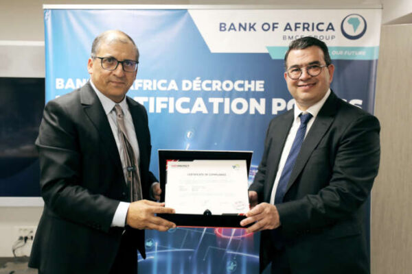 360A1271 2 600x400 - BANK OF AFRICA obtient la Certification PCI DSS, réaffirmant son engagement envers la Sécurité et la Protection des Données