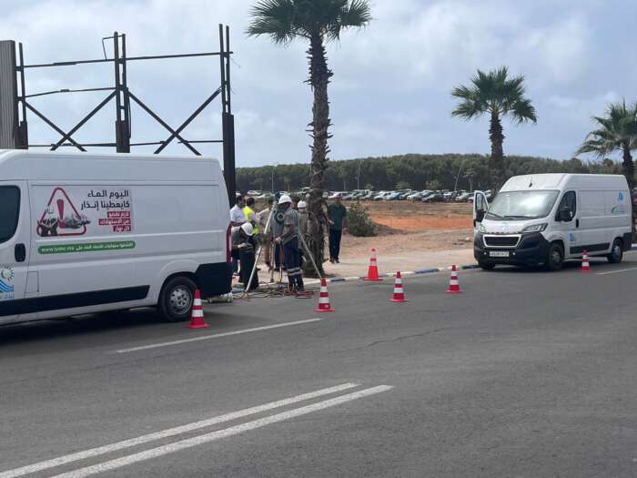 Déversements accidentels d’eaux parasites à la plage d’Oued Merzeg ... Intervention immédiate des autorités et des équipes de Lydec pour éliminer la pollution Lydec deversements Oued Merzeg 1 - Déversements accidentels d’eaux parasites à la plage d’Oued Merzeg ... Intervention immédiate des autorités et des équipes de Lydec pour éliminer la pollution