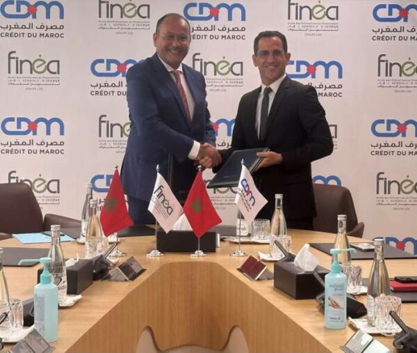 Crédit du Maroc et Finéa renforcent leur partenariat pour faciliter l’accès des TPE & PME aux marchés publics Photo 1 600x507 - Crédit du Maroc et Finéa renforcent leur partenariat pour faciliter l’accès des TPE & PME aux marchés publics