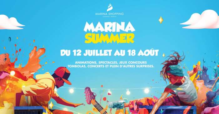 marina summer - Marina Shopping lance son “Marina Summer”, une célébration de l’été, l’art, le sport, la culture et la musique