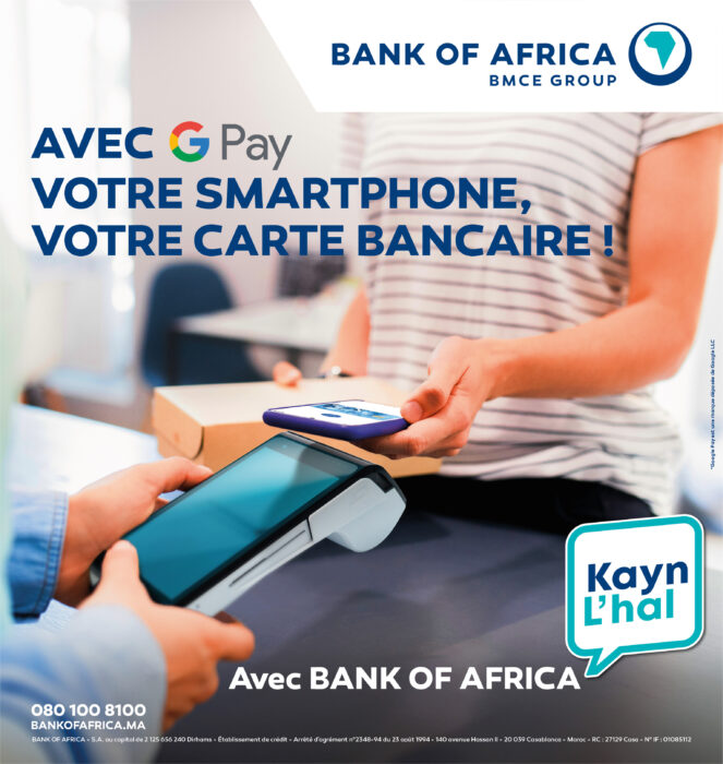 BANK OF AFRICA LANCE GOOGLE PAY POUR LES UTILISATEURS DE CARTES AU MAROC 1080x1140mH BOA GooglePay VF1 scaled - BANK OF AFRICA LANCE GOOGLE PAY POUR LES UTILISATEURS DE CARTES AU MAROC