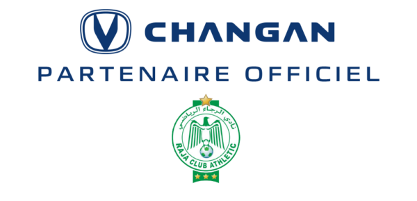 Logo CHANGAN PARTENAIRE RAJA 600x290 - Changan Auto Maroc devient partenaire majeur du Raja Club Athletic pour soutenir le sport national
