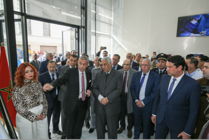 Photo 2 inauguration Hopital Prive Meknes  - M. Abdelghani SEBBAR, Gouverneur de la préfecture de Meknès, et Dr. Rochdi TALIB, Président-Directeur Général du Groupe AKDITAL, inaugurent l’Hôpital Privé Meknès
