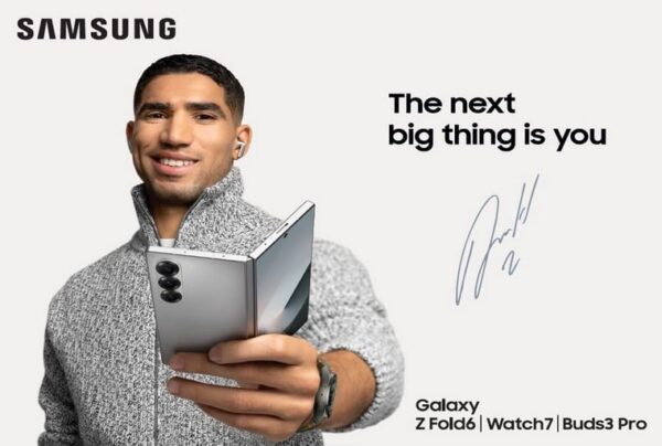 Sans titre 54 600x404 - Achraf Hakimi : nouvel ambassadeur Galaxy pour Samsung MENA