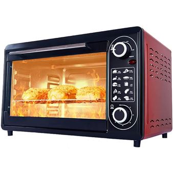 Four electrique Velte 48L 250 W Rouge et Noir - Fours électriques : des taxes massives pour freiner les importations Turques